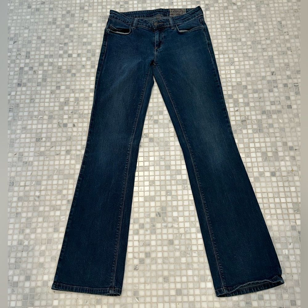 Siwy Charlotte style slim boot cut blue denim jeans